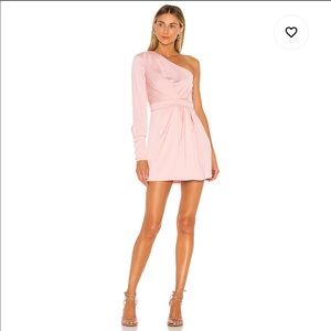 Revolve NBD Elijah Mini Dress in Ballet Pink